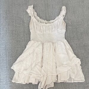 Urban Outfitters Cream Mini Dress